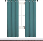 NICETOWN Bedroom Curtain Panels Blackout Draperies, Thermal Insulated Solid - Image 2