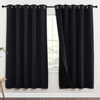 NICETOWN 100% Blackout Window Curtain Panels, Full Light Blocking Drapes - Image 2