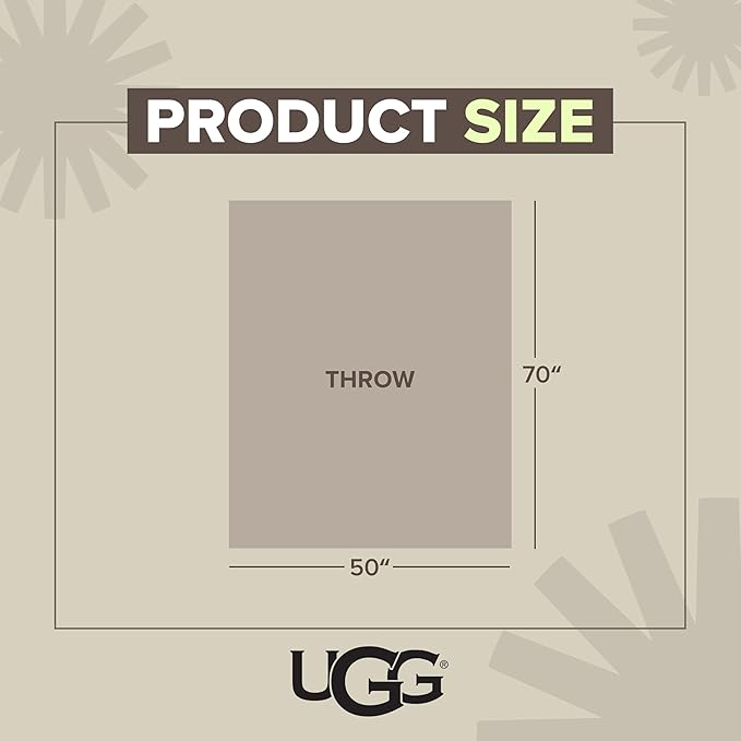 UGG Euphoria Faux Fur Throw Blanket, Oversized Warm Throw - Image 8