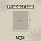 UGG Euphoria Faux Fur Throw Blanket, Oversized Warm Throw - Image 8
