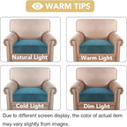 H.VERSAILTEX Velvet Stretch Couch Cushion Cover Plush Cushion Slipcover - Image 6