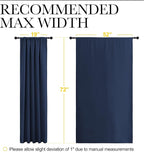 NICETOWN Window Curtains Blackout Draperies - Image 7