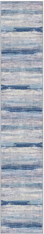 KOZYFLY Modern Abstract Washable Rug Runner 2.6x14 Hallway Rug Runner Non-Slip - Image 8