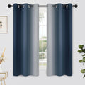 Yakamok Room Darkening Ombre Curtains 63 Inch Length, Light Blocking Grommet by Yakamok