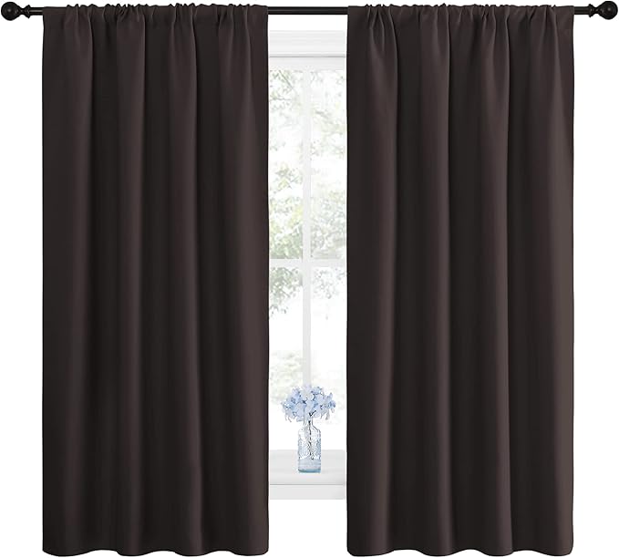 NICETOWN Blackout Curtain Panels 63 inches - Image 2