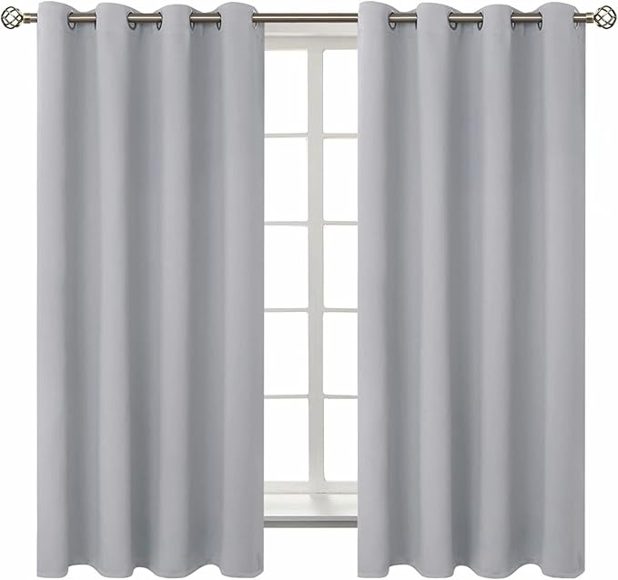 BGment Room Darkening Curtains 63 Inches Long by BGment