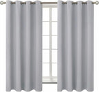 BGment Room Darkening Curtains 63 Inches Long by BGment