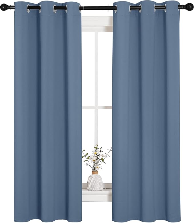 NICETOWN Kitchen Curtains Blackout Curtains & Drapes, Thermal Insulated Grommet - Image 2
