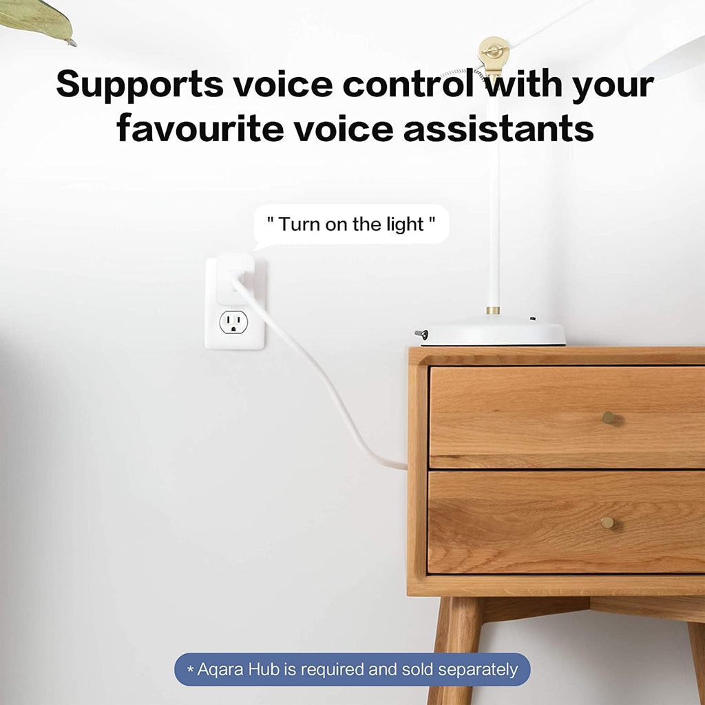 Aqara Zigbee Smart Plug with Energy Monitoring, Overload Protection