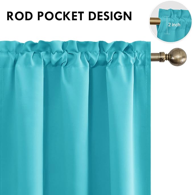 DWCN Thermal Short Blackout Curtains - Image 3