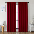 Simplebrand Ava Red Blackout Curtains by Simplebrand