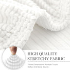 Couch Cushion Covers for Sectional Sofa L Shape Washable Separate Seat Chaise - Image 4