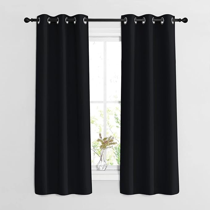 NICETOWN Black Curtains for Boys Room by NICETOWN