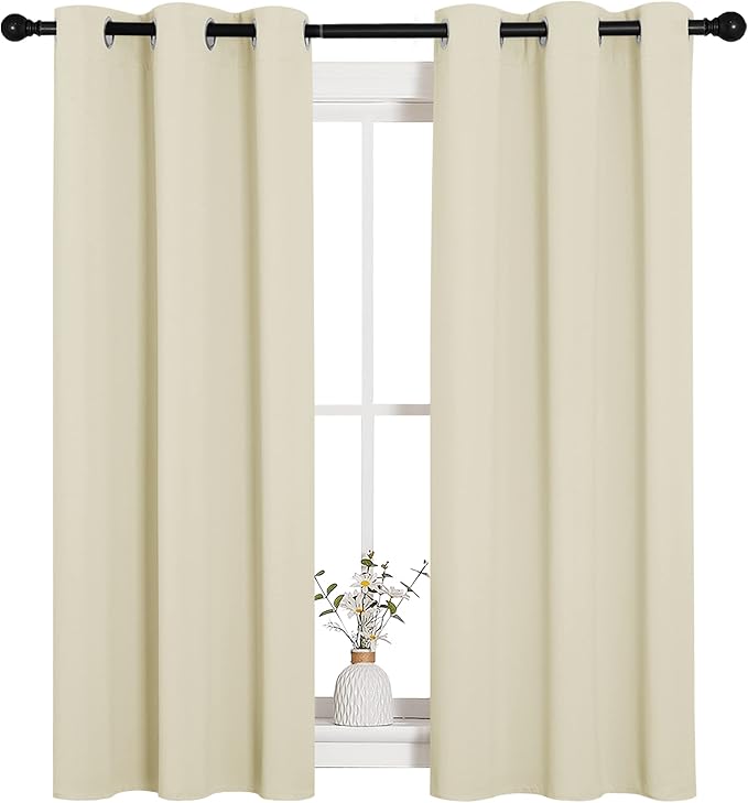 NICETOWN Room Darkening Draperies Window Curtain Panels, Thermal Insulated - Image 2