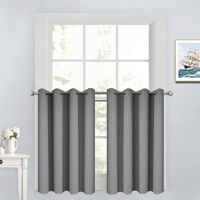 Yakamok 36 Inch Curtains Blackout Window Curtains by Yakamok