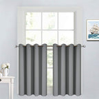 Yakamok 36 Inch Curtains Blackout Window Curtains by Yakamok