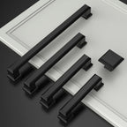 Asidrama 5 Pack 5 inch Matte Black Kitchen Cabinet Handles