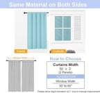 Simplebrand Ava Aqua Blackout Curtains - Image 8