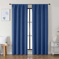 Simplebrand Ava Royal Blue Blackout Curtains by Simplebrand