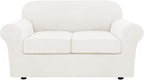 H.VERSAILTEX 3 Piece Stretch Sofa Covers by HVERSAILTEX