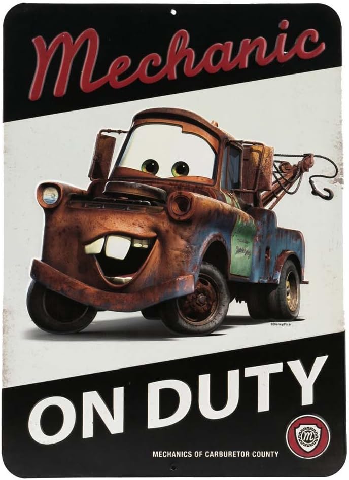 Disney Pixar Cars Cozy Cone Motel Metal Wall Sign