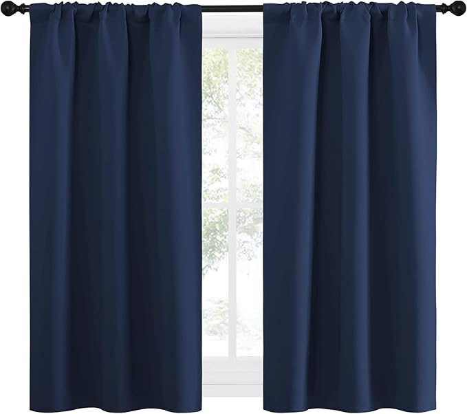 NICETOWN Kitchen Curtains, Short Blackout Curtains & Drapes, Thermal Insulated - Image 2