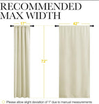 NICETOWN Beige Blackout Curtains - Image 7
