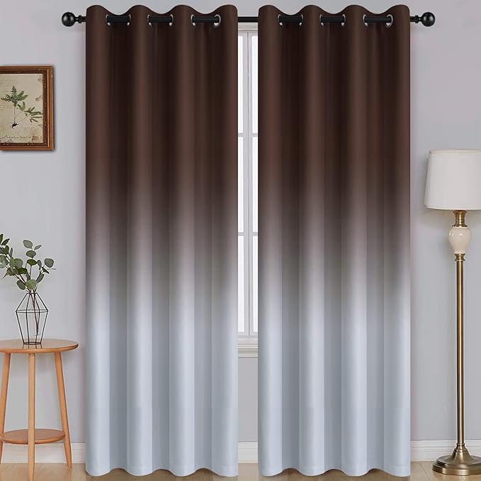 SimpleHome Ombre Room Darkening Curtains by SimpleHome