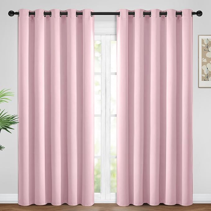 Yakamok Light Blocking Window Blackout Curtains Thermal Insulated Room by Yakamok