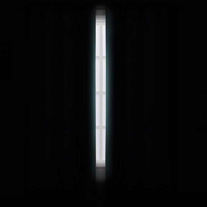 LEMOMO Blackout Curtains 66 x 84 inch/Sea Teal Curtains Set of 2 Panels/Thermal - Image 3