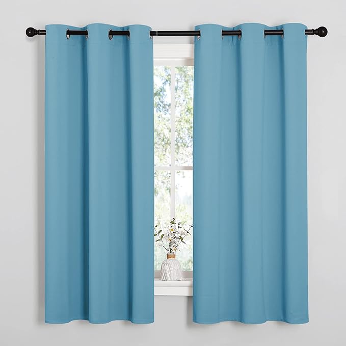 NICETOWN Window Treatment Thermal Insulated Solid Grommet Room Darkening - Image 2