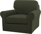 Turquoize 2 Piece Chair Covers Armchair Slipcovers by Turquoize