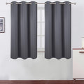 LEMOMO Blackout Curtains 40 x 63 inch/Grey Curtains Set of 2 Panels/Thermal by Lemomo