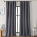 Simplebrand Grey Blackout Curtains by Simplebrand