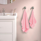 Pink Towels 4 Piece Pink Towel Set, 35x70 in Extra Large Bath Towel Hand Towels Hair Towels Washcloths - Highly Absorbent Quick Dry, Soft Towel Set for Bathroom, Pack of 4