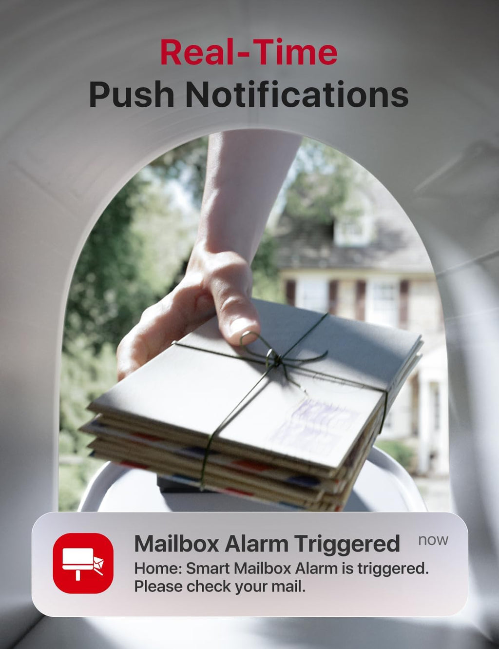 X-Sense Smart Mailbox Alarm for Delivered Mail, APP Alerts