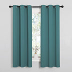 NICETOWN Kitchen Curtain Panels Blackout Draperies, Thermal Insulated Solid by NICETOWN