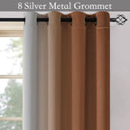 SimpleHome Ombre Room Darkening Curtains - Image 4