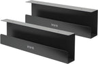 VIVO Extra Deep Under Desk Cable Management Tray, 16.5", 2 Pack