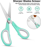 iBayam 36-Pack 8" Heavy Duty Scissors, Sharp Comfort-Grip, Left/Right Hand