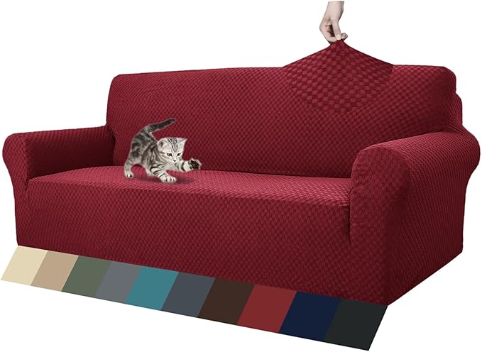 ZNSAYOTX 1 Piece Jacquard Couch Covers by ZNSAYOTX