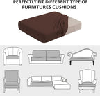 Water-Repellent Sofa Cushion Slipcovers Stretch Camper Dinette Cushion Covers - Image 7