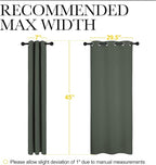 NICETOWN Dark Mallard Blackout Curtain Panels - Image 7