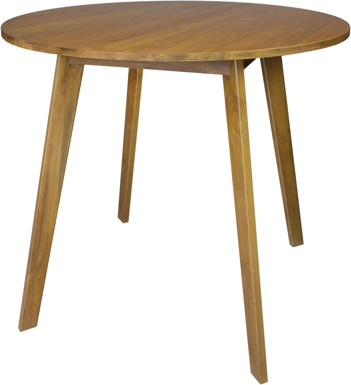 American Trails Genuine 100% Hardwood Round Dining Table - Hand-Wiped Harvest Gold