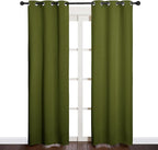 NICETOWN Window Curtain Panels, Christmas Window Decoration Thermal Insulated - Image 2