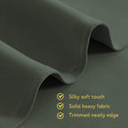 NICETOWN Thermal Curtains for Kids Room, Dark Mallard, 34 by 80 inches - Image 5