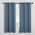 NICETOWN Room Darkening Curtains 63" Length, Thermal Insulated Blackout Panels by NICETOWN