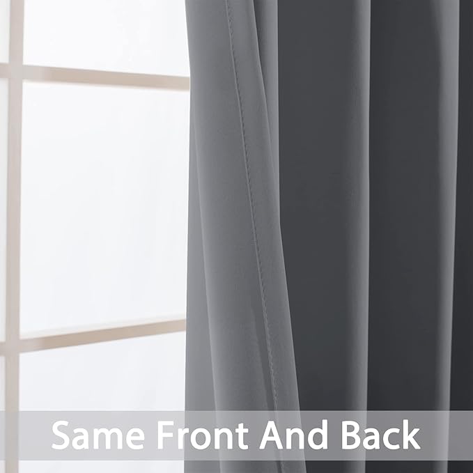 Yakamok Blackout Curtains Room Darkening Thermal Insulated Window Panels - Image 6
