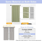 Simplebrand Ava Sage Green Blackout Curtains - Image 9