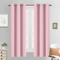 Yakamok Pink Blackout Curtains 63 Inch Long by Yakamok